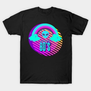 Cute Alien t-shirt retro vintage T-Shirt